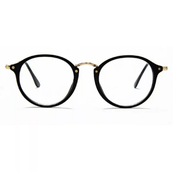 Matte Black & Gold Purple Tint Glasses - Picture 3 of 7